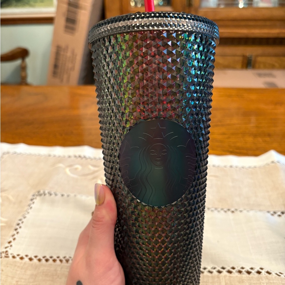 Starbucks Iridescent Black Studded Tumbler